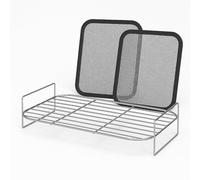 Pacchetto Griglia a doppia altezza 10L + 2 reti antischizzi protettive compatibili con Cosori TwinFry 10 L - Accessori per Friggitrice ad aria - Lavabile in lavastoviglie Pacchetto Griglia antischizzi
