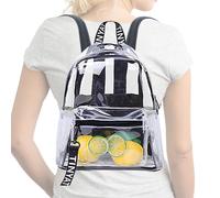 Pacchetto Indietro Chiaro Scuola - Grande Capacità Vedere Attraverso Il Pacchetto Delle Libri Trasparenti Aderenti In Vestito Pesante Per Il Collegio