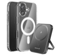 Pacchetto iPhone 16 con custodia bimateriale e powerbank da 5000 mAh