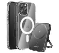 Pacchetto iPhone 16 Pro con custodia bimateriale e powerbank da 5000 mAh