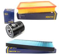 Pacchetto Ispezione Filtro SCT Per Citroen Jumpy Furgone Fiat Scudo 1.6 79 CV