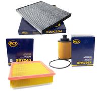 Pacchetto Ispezione Filtro SCT Per Opel Corsa D Furgone 1.3 CDTi S07 75 CV 90 CV