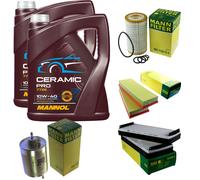 PACCHETTO ISPEZIONE UOMO 10L MANNOL Ceramica per 10W-40 Mercedes-Benz classe S