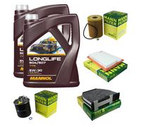PACCHETTO ISPEZIONE UOMO 10L MANNOL Longlife 504/507 5W-30 per Mercedes X 204