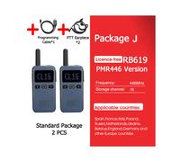 (Pacchetto J) Walkie Talkie Mini Retevis USB Tipo C Telefono RB619 PMR 446 Radio Walkie-Talkie 2 pezzi