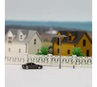 Pacchetto lampione a LED per paesaggistica modello in scala Z viene fornito con cinque unità e specifiche di tensione richieste