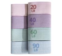 Pacchetto Loop Per Allenamento - Dimensioni 66x5,7 Centimetri, Kit Tessuto In Nylon E Silicone, Attrezzatura Elastica Resistente | Squat Anca Glutei Ponti Affondi Camminate Laterali Sollevamenti Later