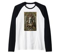 Pacchetto Lupo Selvaggio Cacciatore LEALTÀ Alpha Wilderness Primal Maglia con Maniche Raglan