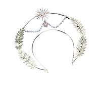 Pacchetto Materiale For Fascia For Capelli Con Corona Gotica Lolita Halo Halloween Copricapo Da Sposa Vintage Barocco Halo Della Dea Del Sole Fatto A Mano Delicato Confortevole