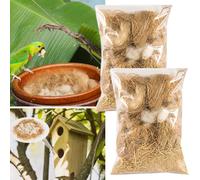 Pacchetto materiale nidificazione per uccellini piccoli biancheria da letto morb