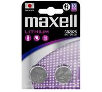 Pacchetto Maxell di 2 bottiglie di litio Pilas CR2025 3V NEW