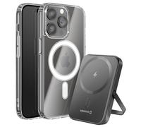 Pacchetto per iPhone 14 Pro con custodia bimateriale e powerbank da 5000 mAh