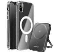 Pacchetto per iPhone X con custodia bimateriale e powerbank da 5000 mAh