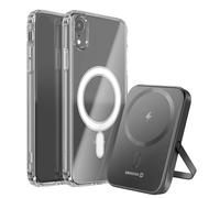 Pacchetto per iPhone XR con custodia bimateriale e powerbank da 5000 mAh