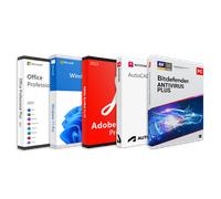 PACCHETTO PLATINUM - Windows 11, Office 2021, Bitdefender 2026, Autocad 2026, Adobe Acrobat Standard 2026