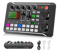 Pacchetto Professionale Per Studio Di Registrazione Podcast, Kit Microfono A Condensatore Interfaccia Audio Bm800 Con Effetti Mixer Dj E Cambio Voce, Per Pc Portatile Da Gioco In Stre F998 Sound Card