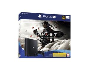 Pacchetto PS4 Pro - Playstation 4 e Ghost of Tsushima 1Tb nero - Nouvo