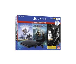 Pacchetto PS4 Slim 1TB con God of War, Horizon Zero Dawn e The Last of Us Remastered - Nouvo