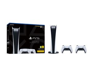 Pacchetto PS5 e controller Dualsense bianco - Console di gioco Playstation 5 (digitale) - Nouvo