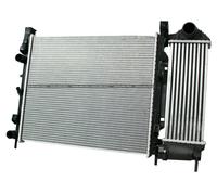 Pacchetto Radiatore Acqua Intercooler AC Renault Kangoo II 12- Lifting 1.5 DCI