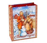 Pacchetto Regalo Natale 23 × 27 × 8 cm Set 10pz varie tipi