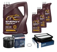 Pacchetto revisione BOSCH 8 L MANNOL Energy Premium 5W-30 per