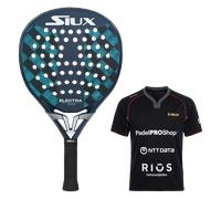 Pacchetto Siux Electra Stupa- Racchetta da padel ST4 Rulo + Maglietta Nero 2026 One Size