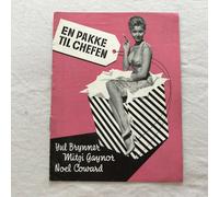Pacchetto sorpresa Yul Brynner Mitzi Gaynor 1960 programma originale danese film