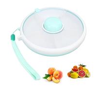 Pacchetto Spinner Snack per Bambini, Contenitore Snack Riutilizzabile con Dispenser a 5 Scomparti e Coperchio, Contenitore per Alimenti per Bambini Girevole a 360° (Menta verde)