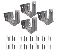 Pacchetto Staffe Supporto A 4 Centri Per 4 Pollici Blinds Orizzontale Patronno Testa Esterno INCLUDI AVVI COMPETTO STAFFE BRACCHI