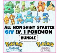 Pacchetto Starter 6IV Non Lucido Cyndaquil Pokémon Brilliant Diamond Pearl BDSP