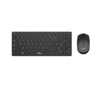 Pacchetto tastiera e mouse senza fili - BLUESTORK - PACK-MINI/FR - Ultra compatto - Nero - Nouvo