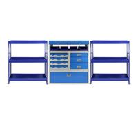 Monster Racking - Pacchetto Tempest con 1 Scaffale con Cassetti e 2 Scaffali con Mensole per Van