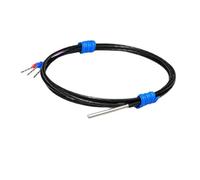 Pacchetto testa a rullo con termocoppia tipo T/E/J/K Sonda di misurazione impermeabile e resistente all'olio Sensore di temperatura a filo in PTFE(3-20-2M)
