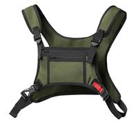 Pacchetto toracico for uomini Resistente all' Bagnatura da corsa con pacchetto in vita del supporto for telefono for allenamenti in corso (Army Green)