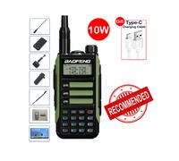 (Pacchetto UV16 1) UV-16 Max IP68 Walkie Talkie impermeabile Dual Band Radio CB ad alte prestazioni