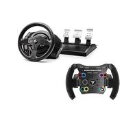 PACCHETTO VOLANTE DI SIMULAZIONE THRUSTMASTER T300 RS GT, Pedaliera T3PA a 3 pedali, Multipiattaforma, Nero, Compatibile con: Multi piattaforma