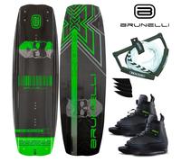 Pacchetto Wakeboard Brunelli Carbon 138 CM Con Bindings