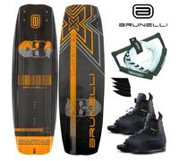 Pacchetto Wakeboard Brunelli Carbon 138 CM Con Bindings