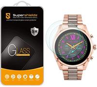 [pacchi] Supershieldz per accesso Michael Kors Grayson Smartwatch (Gen 2) in vetro temperato, anti-graffio, senza bolle, garanzia di sostituzione a vita
