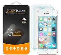 [pacchi] Supershieldz per Apple iPhone se/iPhone 5/iPhone 5 C/5S pellicola proteggi schermo in vetro temperato, anti-graffio, anti-impronte, senza bolle, garanzia di sostituzione a vita
