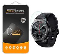 [pacchi] Supershieldz schermo in vetro temperato per Samsung Gear S3 Frontier/Classic, (schermo intero copertura) anti-graffio, anti-impronte, senza bolle, garanzia di sostituzione a vita