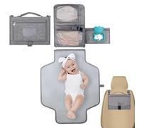 PACCHIO PORTATIVA PERCORSO PER BAMBINI, PACCHIO PER PATER PORTATIVO | Impermeabile, compatto, ti offre comfort | Tappetino per pannolini da viaggio per bambini pieghevoli con una grande capacità di Ta