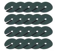 Pacciame per alberi in tessuto non tessuto per anelli per un controllo efficace e ritenzione dell'umidità del suolo intorno ad alberi e piante (32 cm)