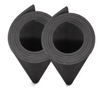 Pacco 2 Nero Schiuma EVA 6mm, MEARCOOH 150cm*90cm Grande Gomma EVA Cosplay, EVA Foam densità 86kg/m3 per costume Cosplay, artigianato, progetti fai da te (2PCS 6mm Nero)