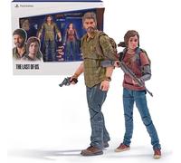 Pacco 2 Statuette The Last Of US Collezione Gioco Video Personaggi Joel Ellie