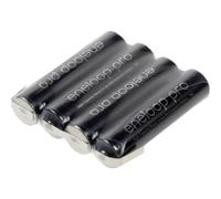 Pacco batteria 4x Ministilo (AAA) Panasonic eneloop Pro linguette a saldare a Z