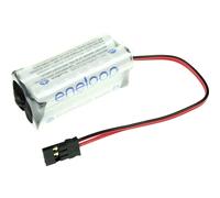 Pacco batteria 4x Ministilo (AAA) Panasonic eneloop Würfel F2x2 con cavo, con