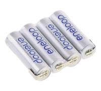 Pacco batteria 4x Stilo (AA) Panasonic eneloop Reihe F1x4 linguette a saldare a