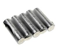 Pacco batteria 5x Stilo (AA) Panasonic eneloop Pro F1x5 linguette a saldare a Z